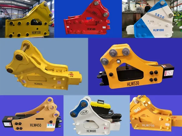 hydraulic breaker hydraulic hammer side type HLW-1400-450-750-680-1000-850-530-1550