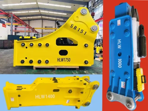 hydraulic breaker hydraulic hammer top-side-silenced type HLW-1750-1400-1000