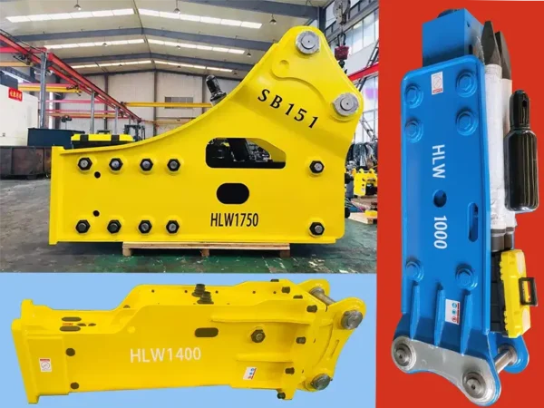 hydraulic breaker hydraulic hammer top-side-silenced type HLW-1750-1400-1000